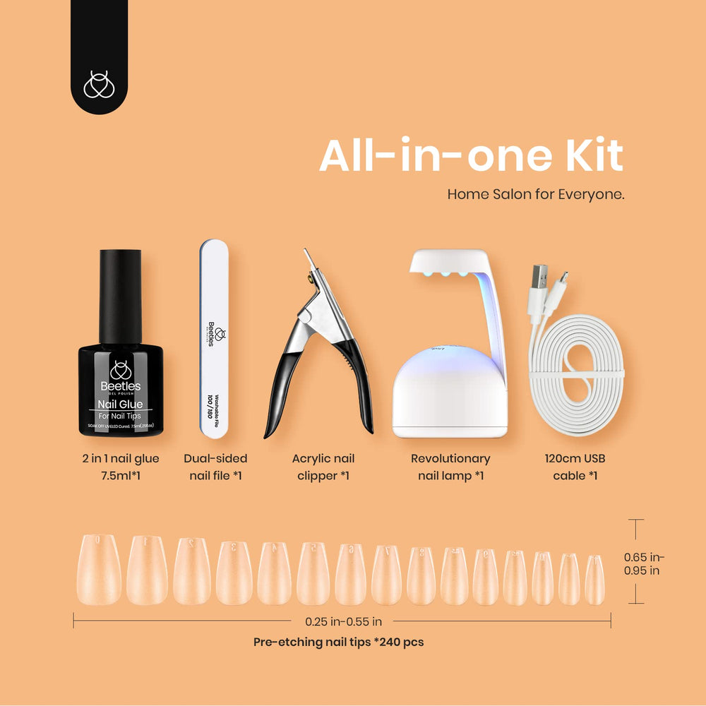 Beetles home manicure kit supports easy, creative nail art.