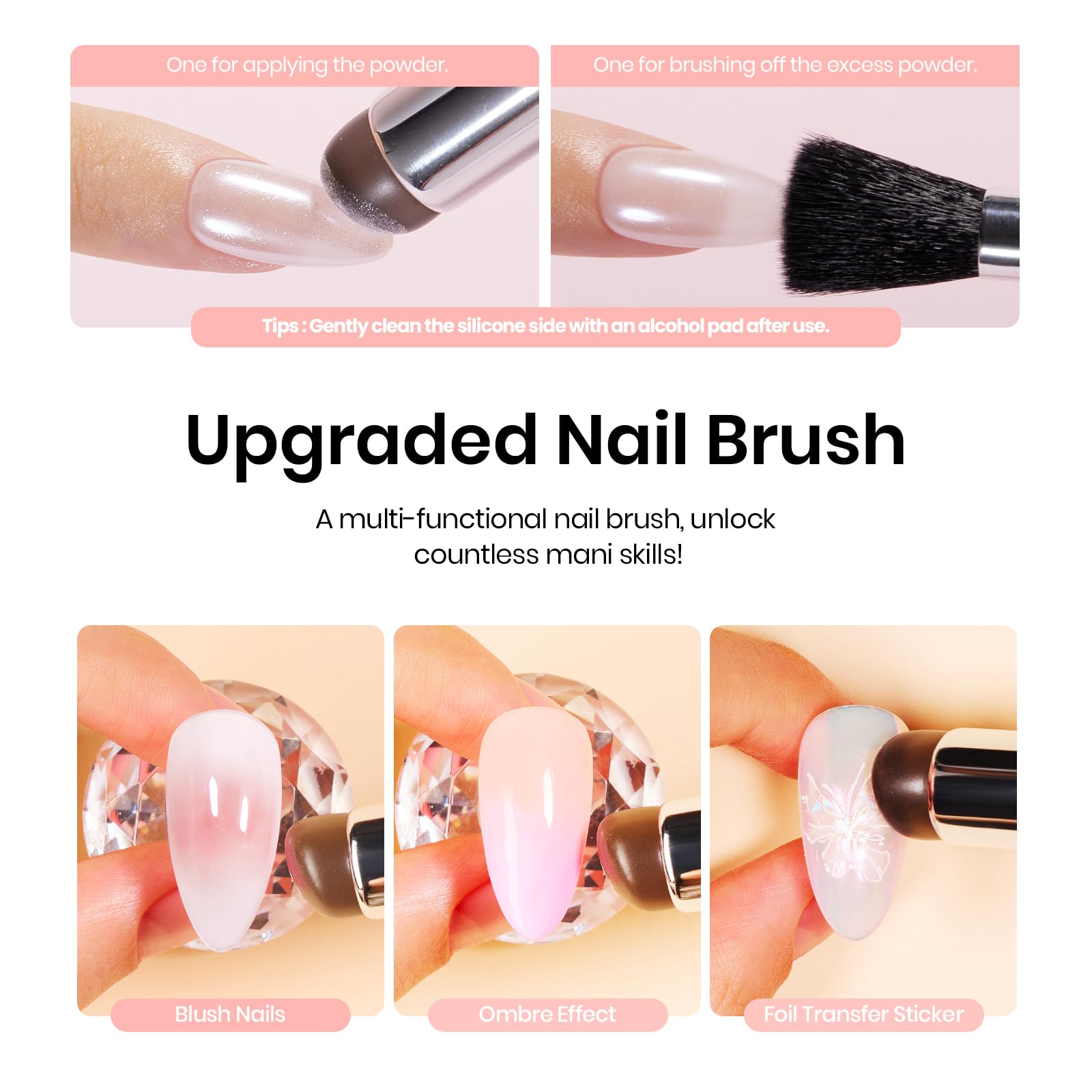 Beetles instruction manual guides easy at-home manicure.