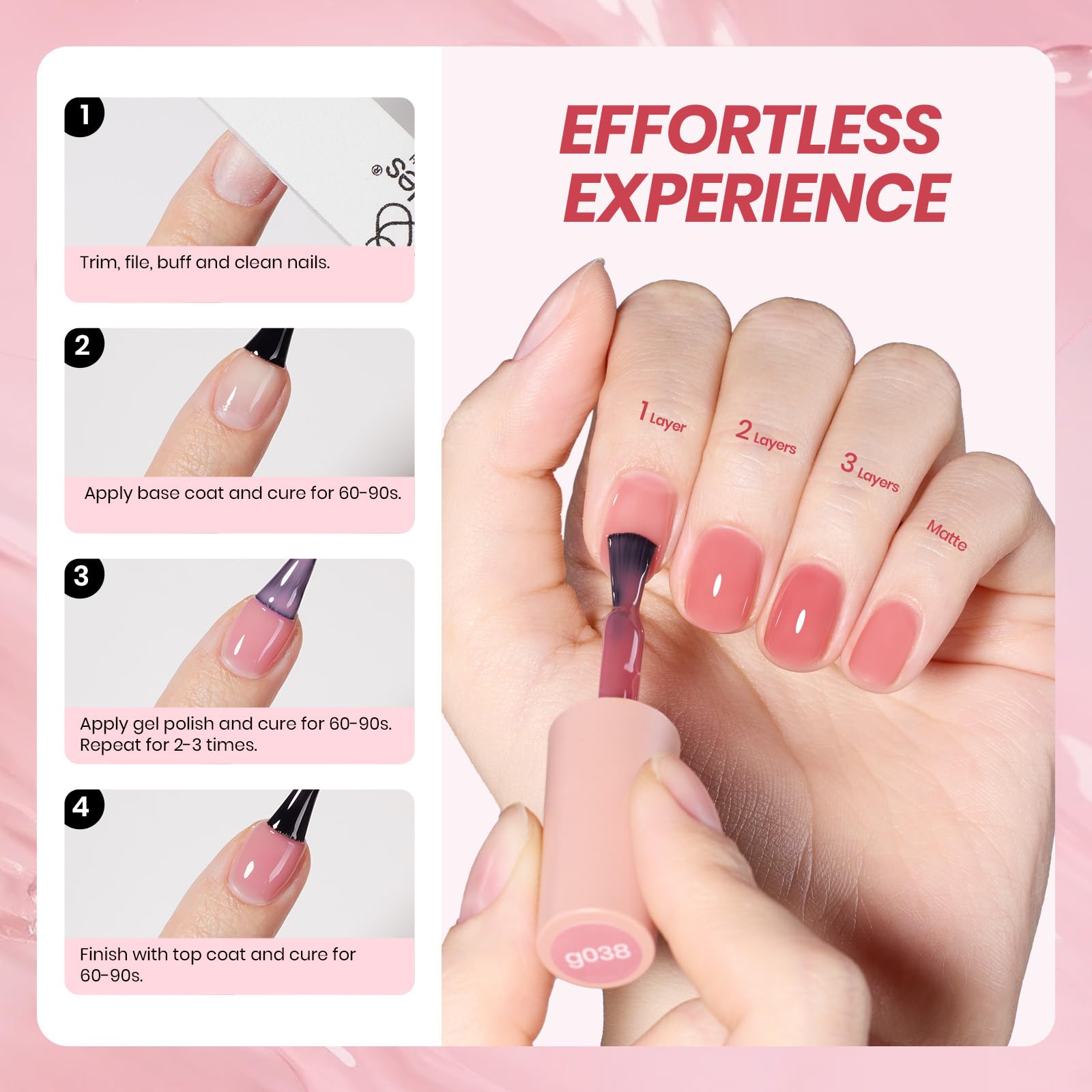 Beetles Jelly Gel Brown shade adds warm, fall-inspired tone.