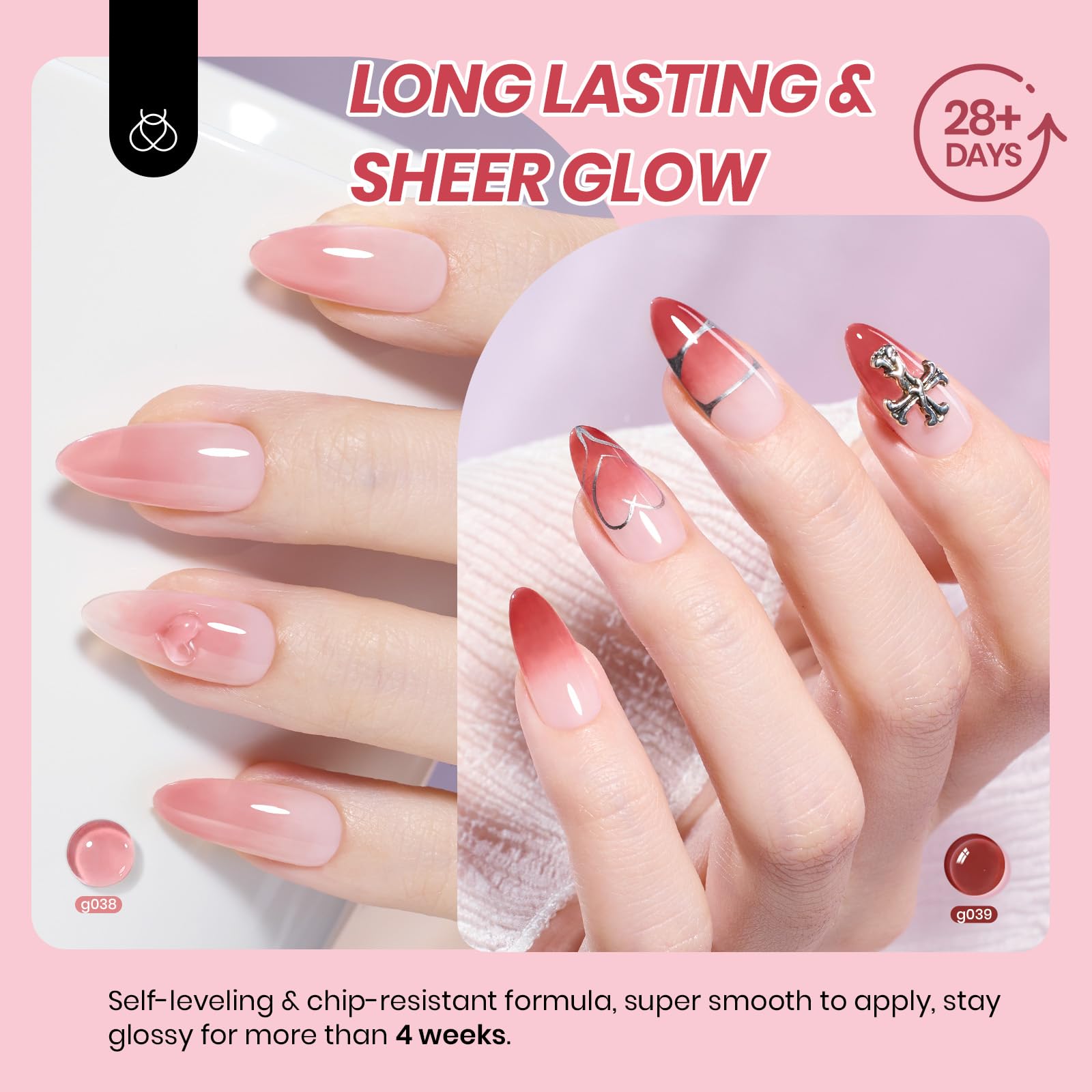 Beetles Jelly Gel Red shade delivers bold, salon-ready color.