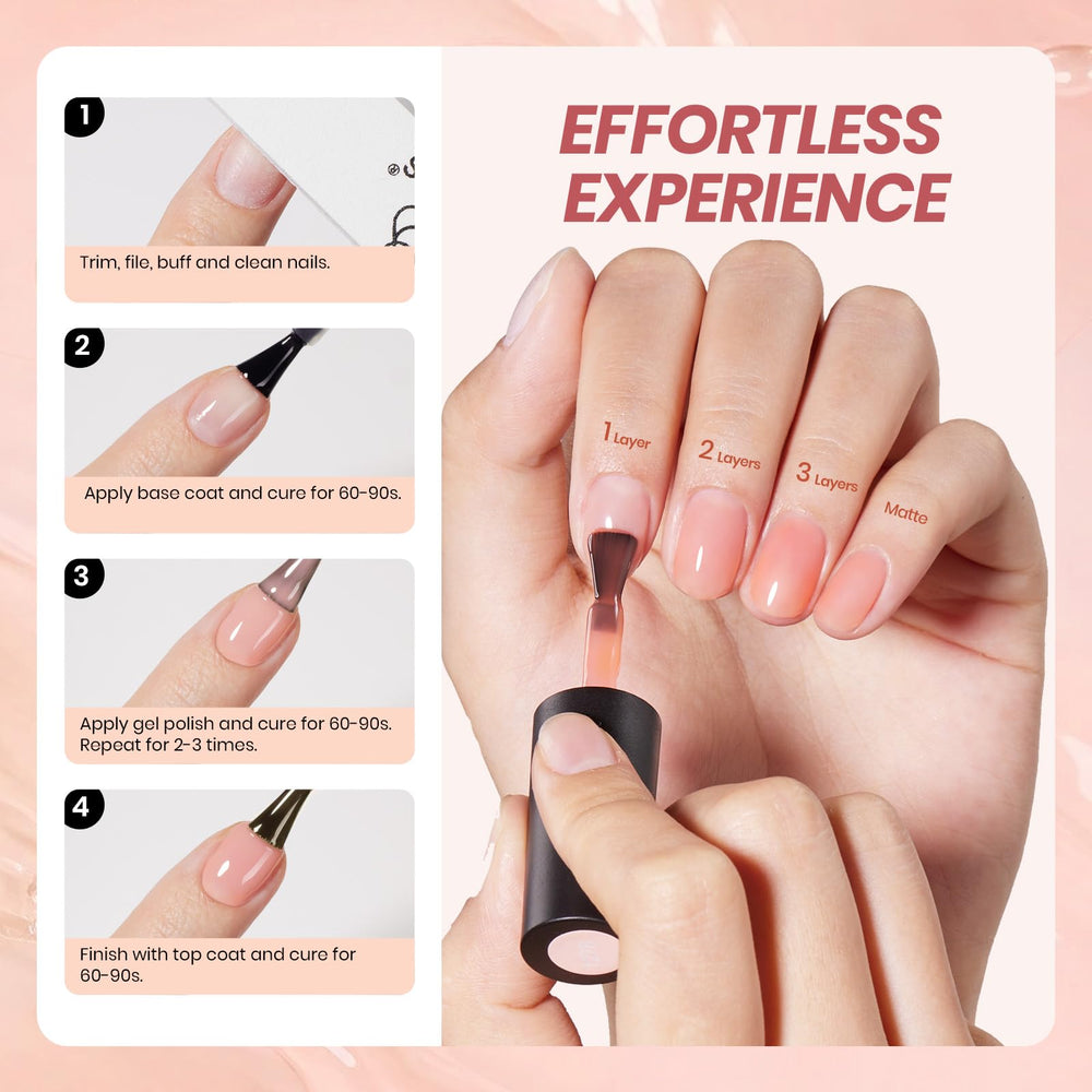 Beetles Jelly Gel bottle close-up highlights glossy finish.
