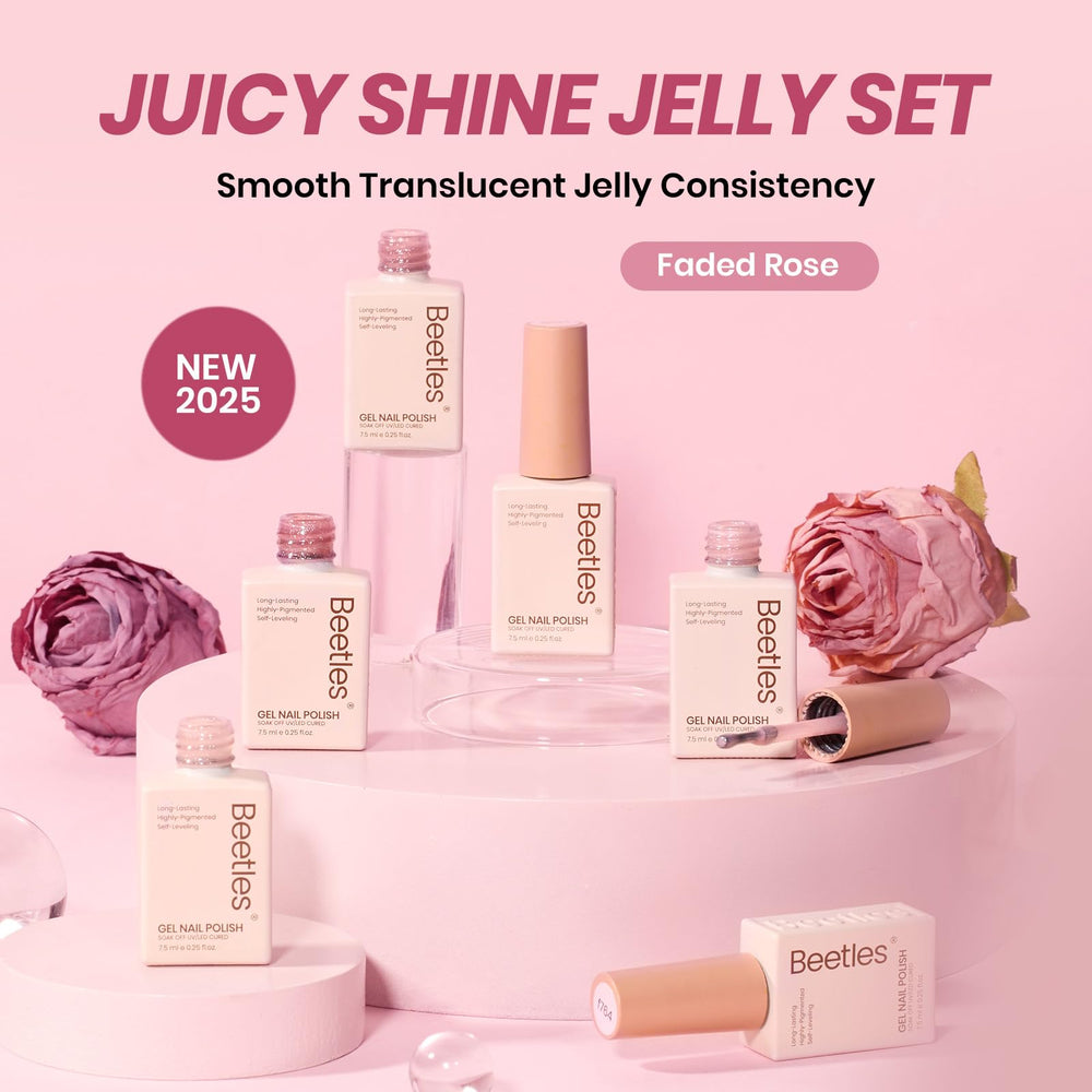 Beetles Jelly Gel Nail Polish Set gift packaging is ideal for beauty lovers and gifting.