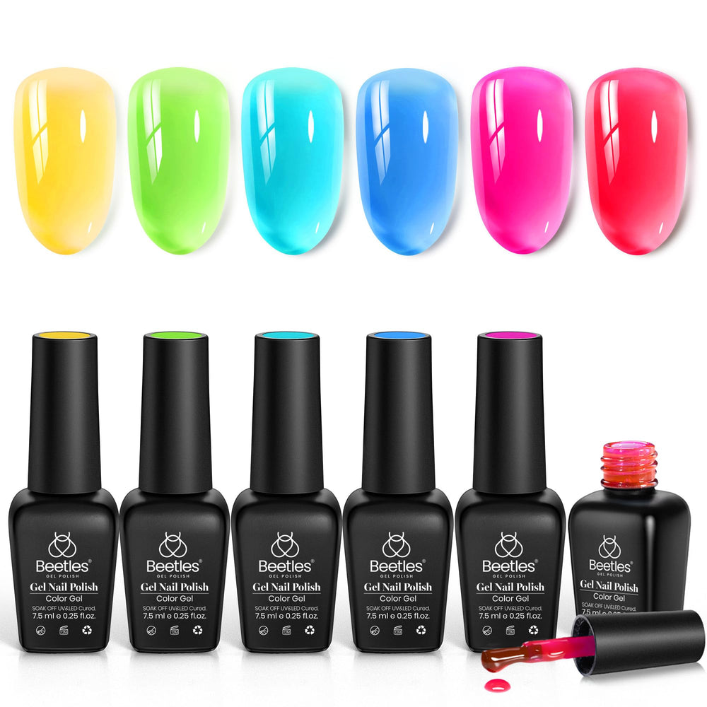 Beetles Jelly Gel Nail Polish Set packaging, compact bundle ideal for gifting