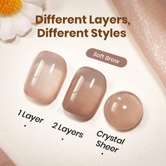 Beetles jelly gel polish soak off UV provides long-lasting shine