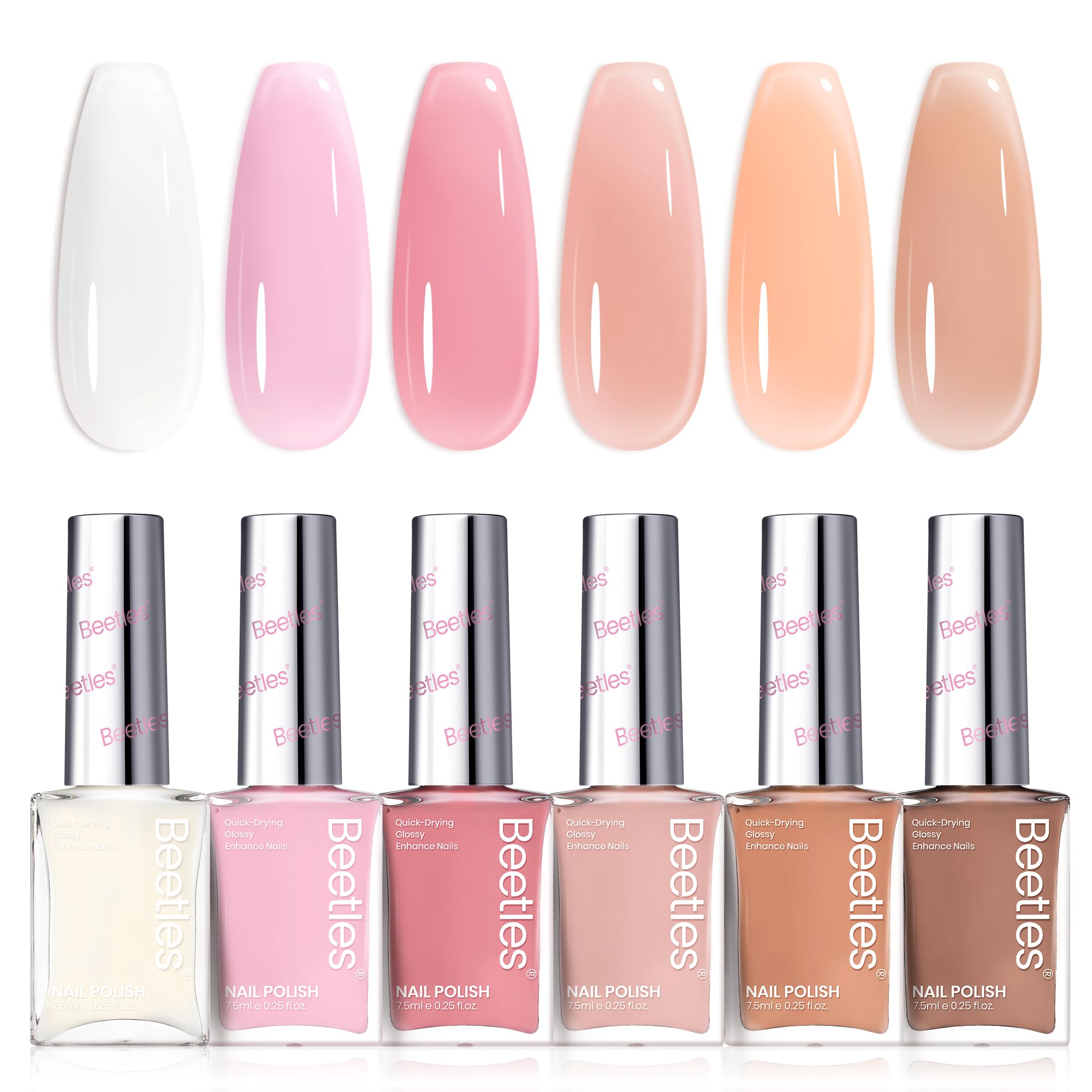 Beetles Jelly Nail Polish at-home manicure setup for quick, salon-like results.