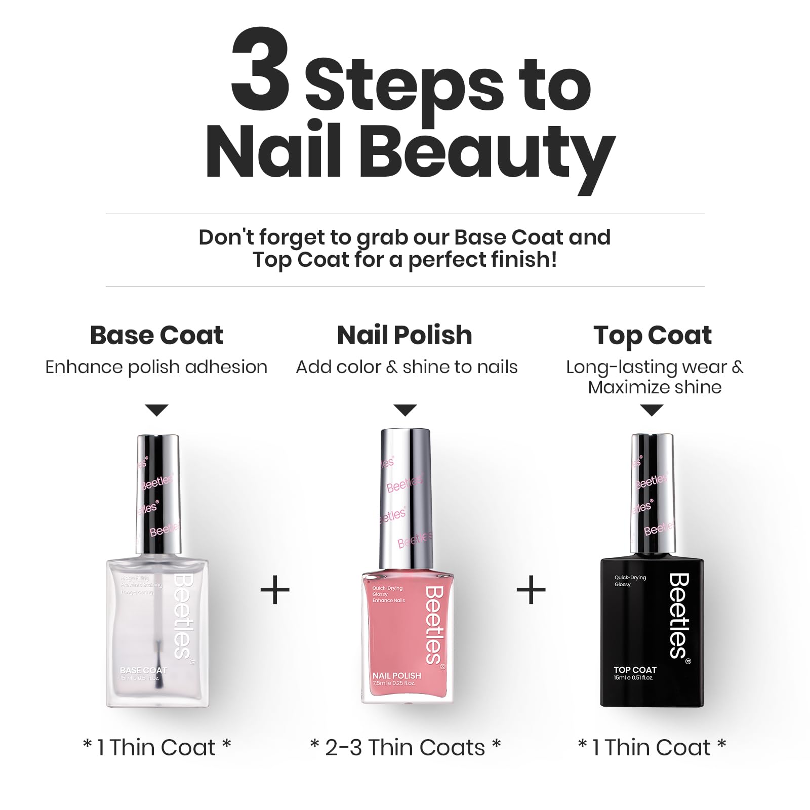 Beetles Jelly Nail Polish gift packaging makes a ready-to-gift set.