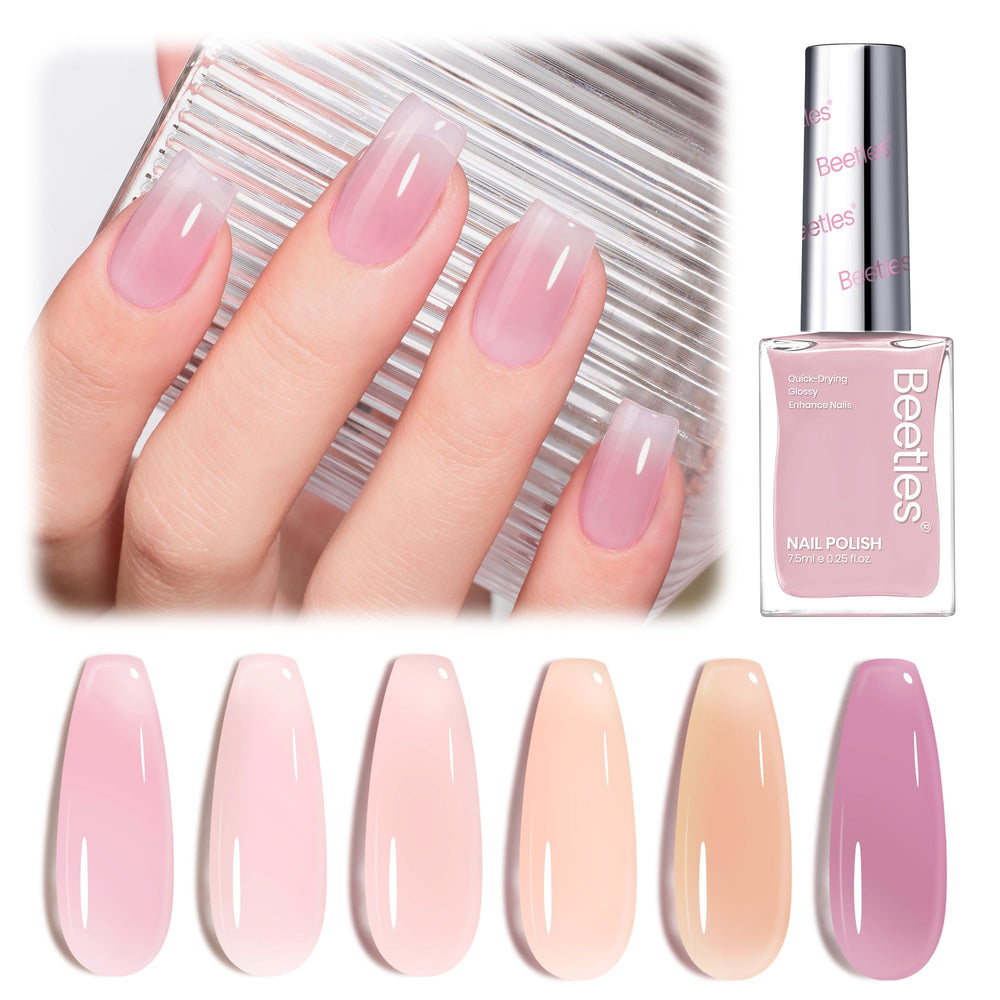 Beetles Jelly Nail Polish Set easy removal for shade changes