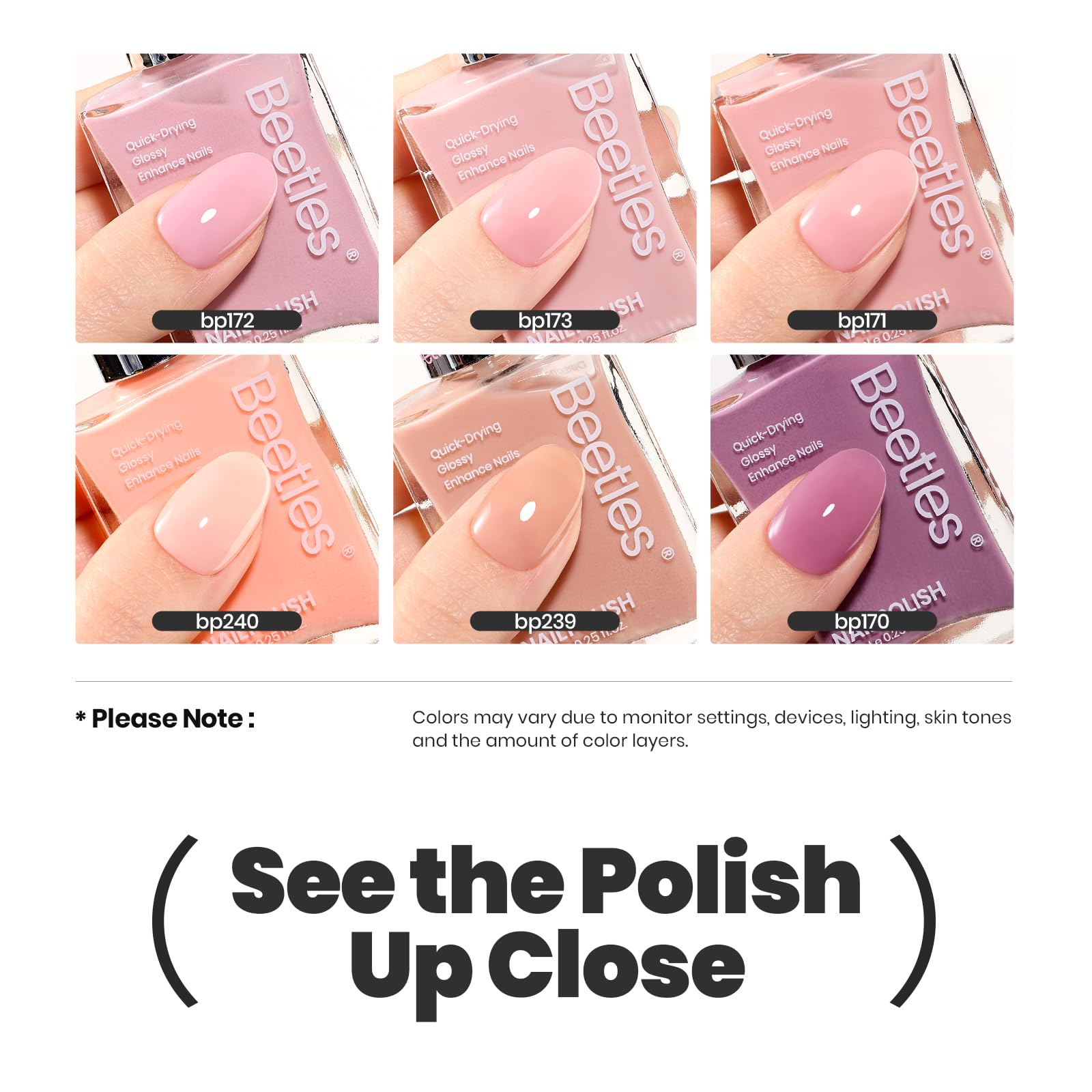 Beetles Jelly Nail Polish Set keratin boost supports nail health
