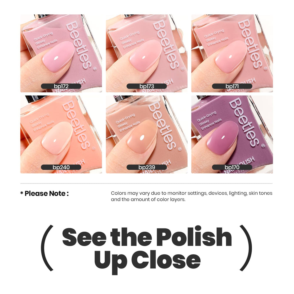 Beetles Jelly Nail Polish Set keratin boost supports nail health