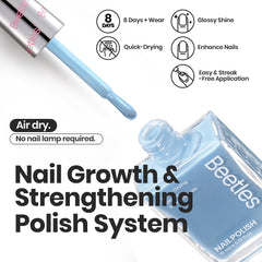 Beetles Jelly Nail Polish Set pastel orange adds bright, cheerful nails.