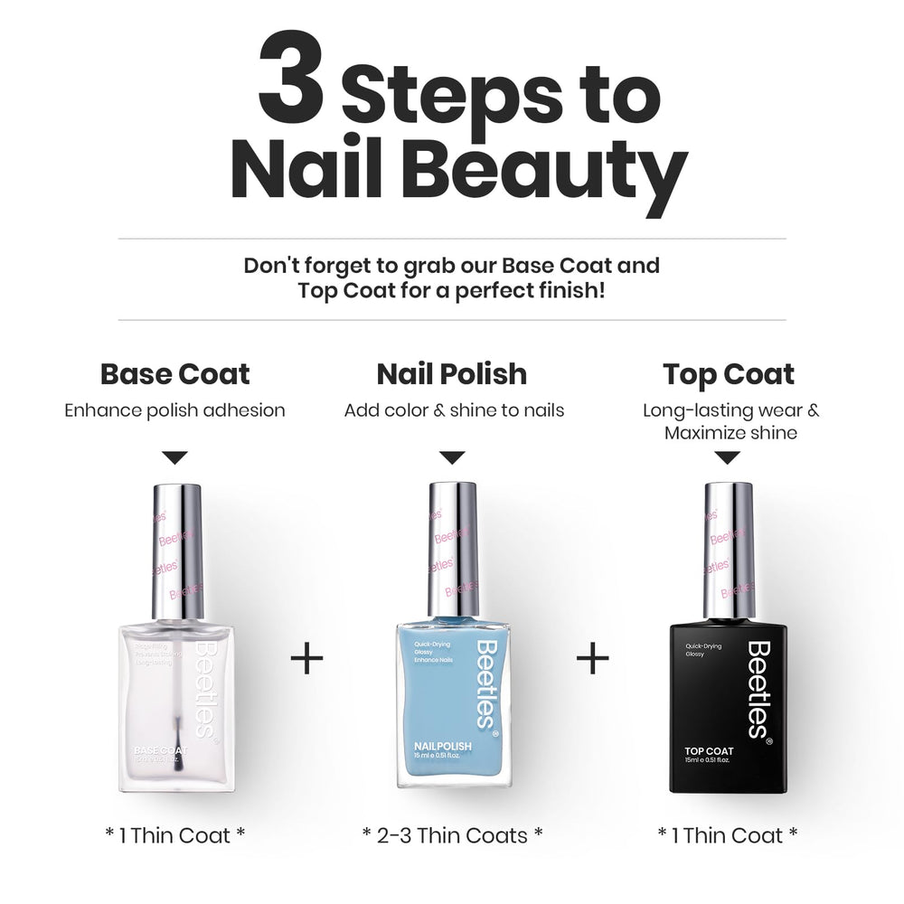 Beetles Jelly Nail Polish Set pastel purple creates dreamy manicure.