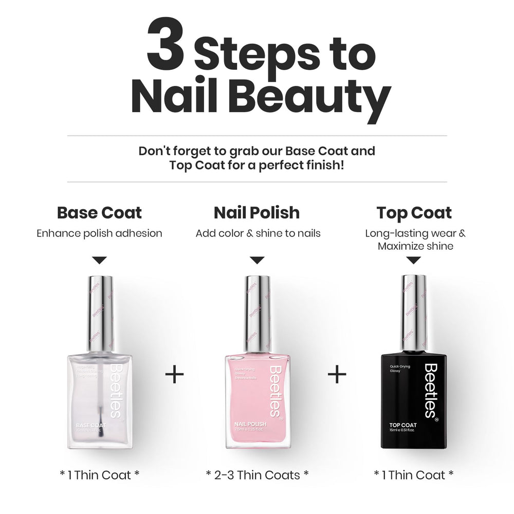 Beetles Jelly Nail Polish Set vitamin B7 nourishes color and nails