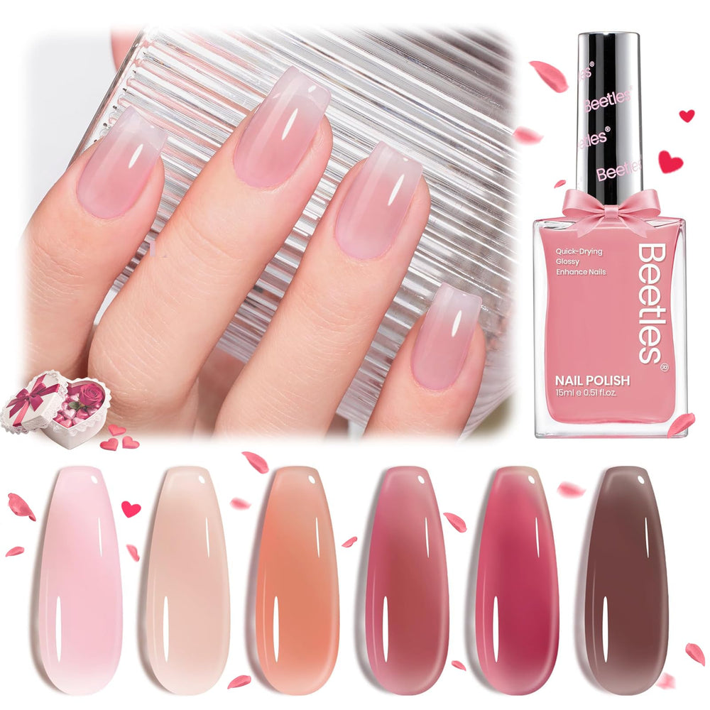 Beetles Jelly polish removes easily without nail damage.
