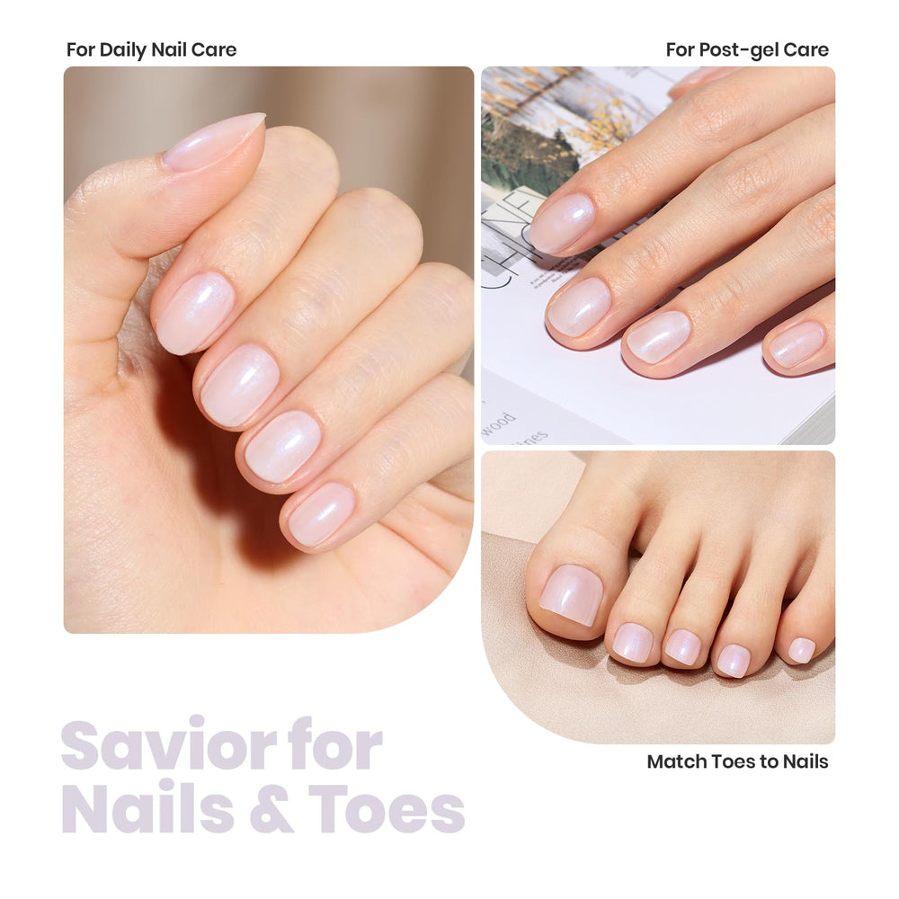 Beetles Jelly White finish presenting chip-resistant gloss and neat look
