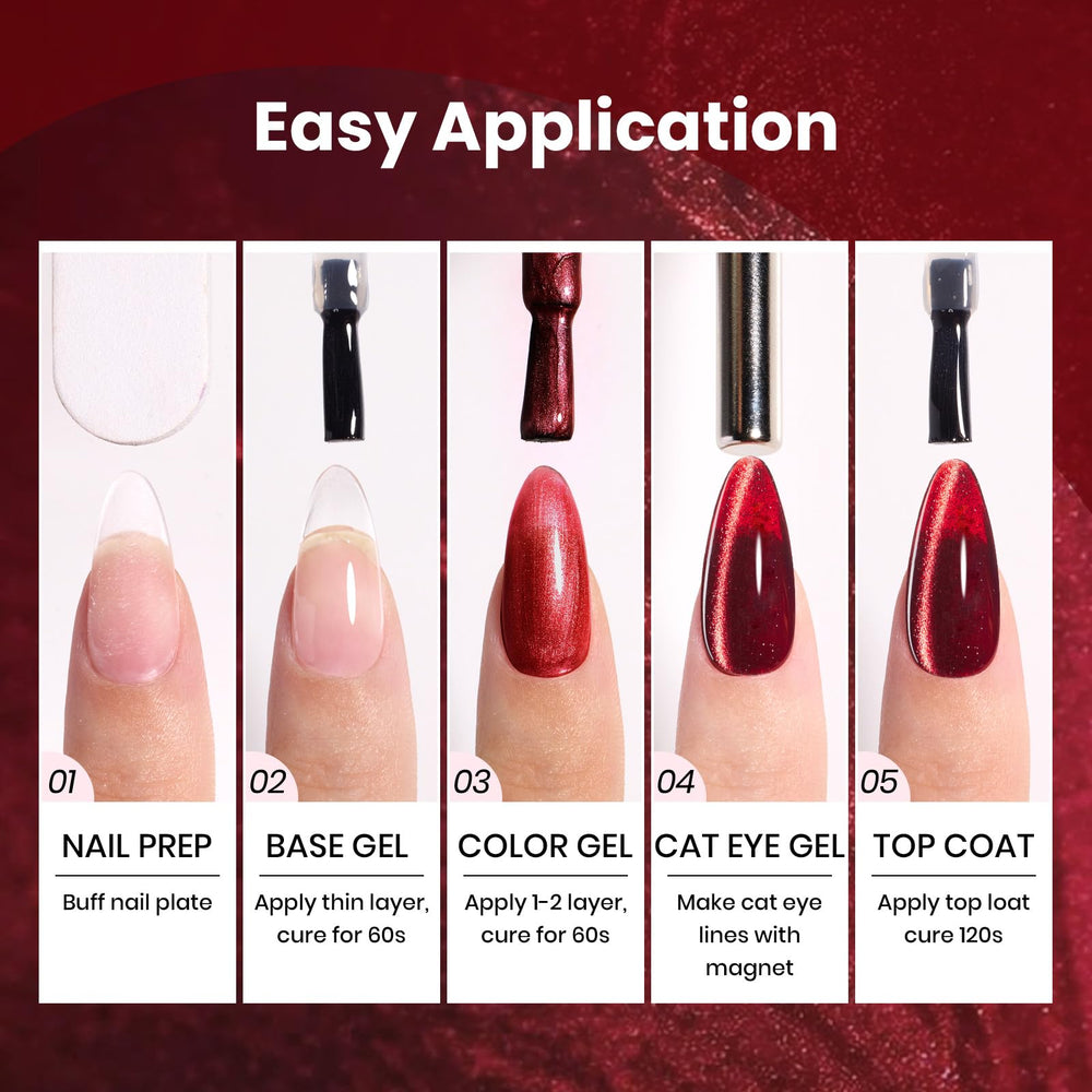 Beetles Jewel Parade chocolate cat eye gel polish for luxurious tones