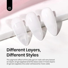Beetles LED nail lamp used for quick, even curing.