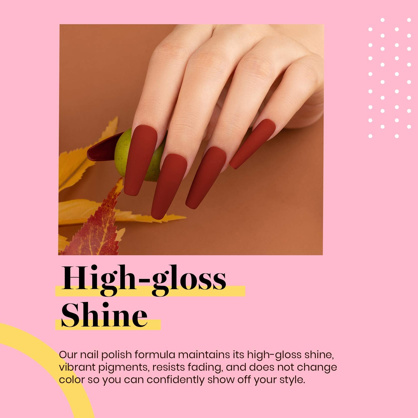 LED/UV lamp curing session for Beetles gel polish manicure