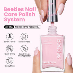 Beetles pink pearl polish with baby pink shade for versatile looks