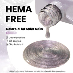 Beetles Lunar Silk Silver Cat Eye magnet wand for precise cat-eye effects
