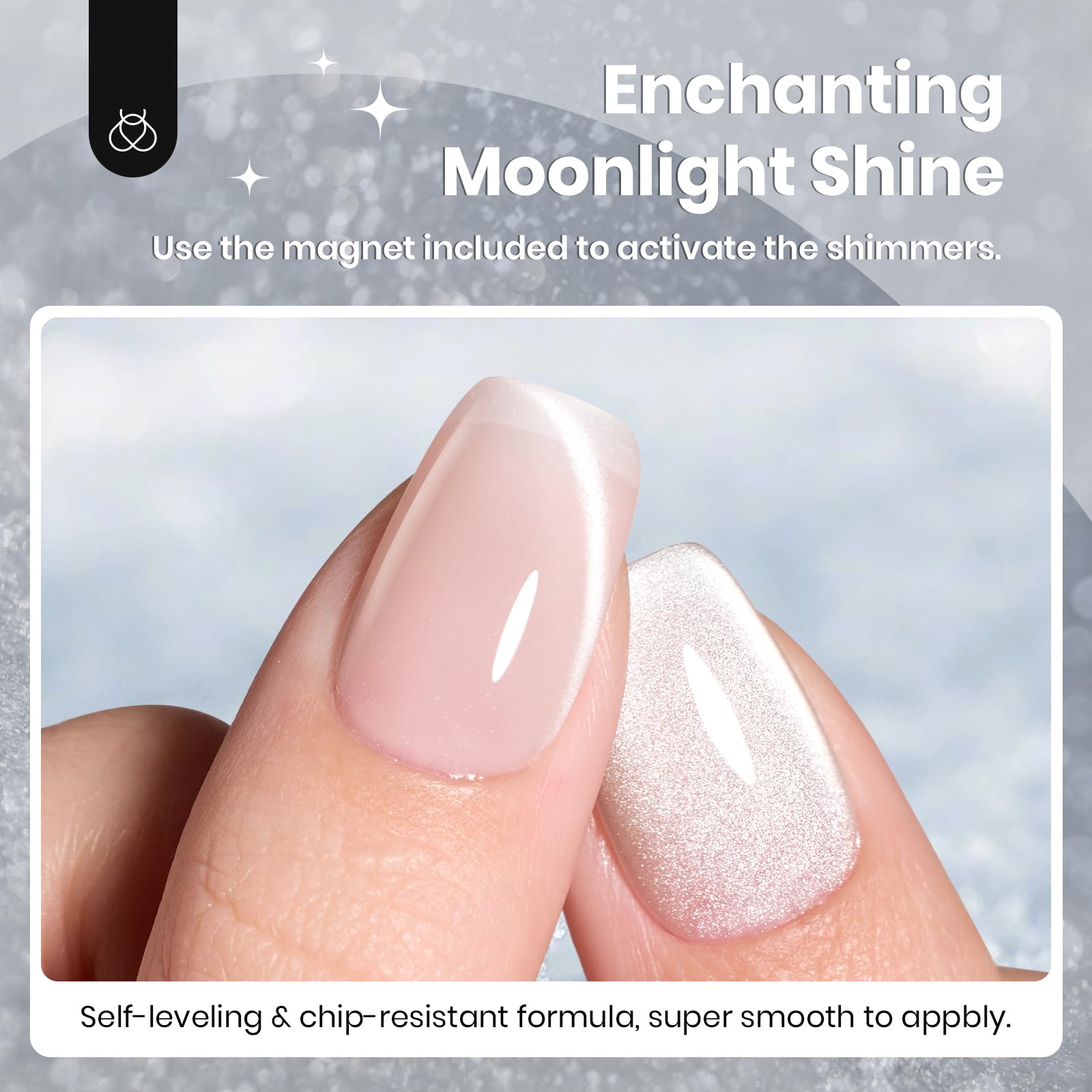 Beetles magnet tool highlighting cat eye effect during application
