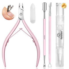 Beetles Cuticle Remover Pen used for precise, mess-free nail prep.