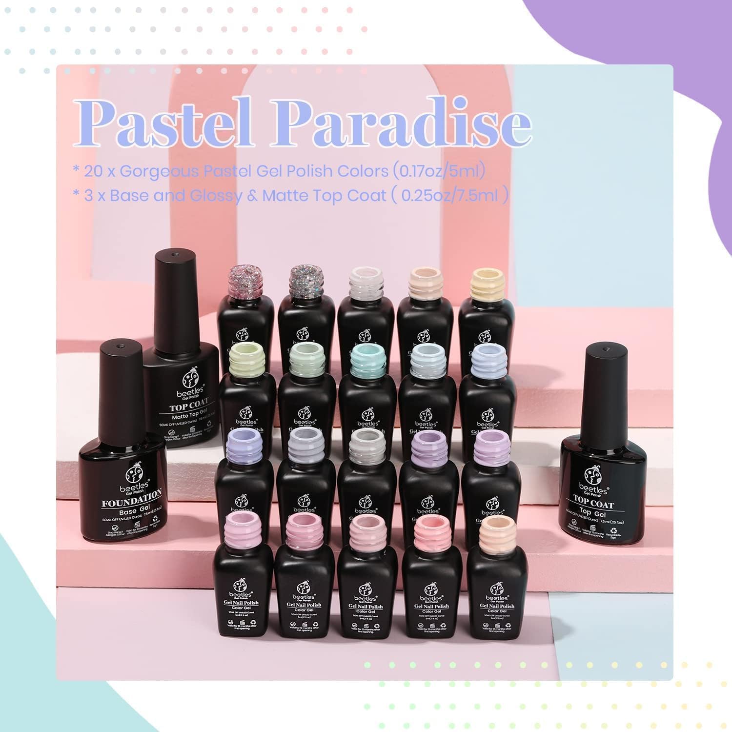 Beetles matte top coat for chic satin finish