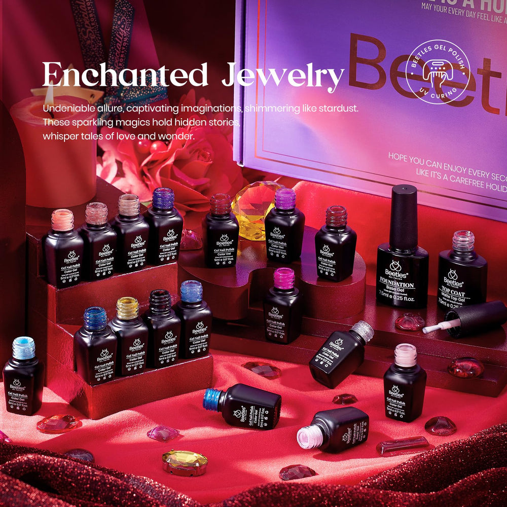 Beetles matte top coat adds chic texture for evening looks