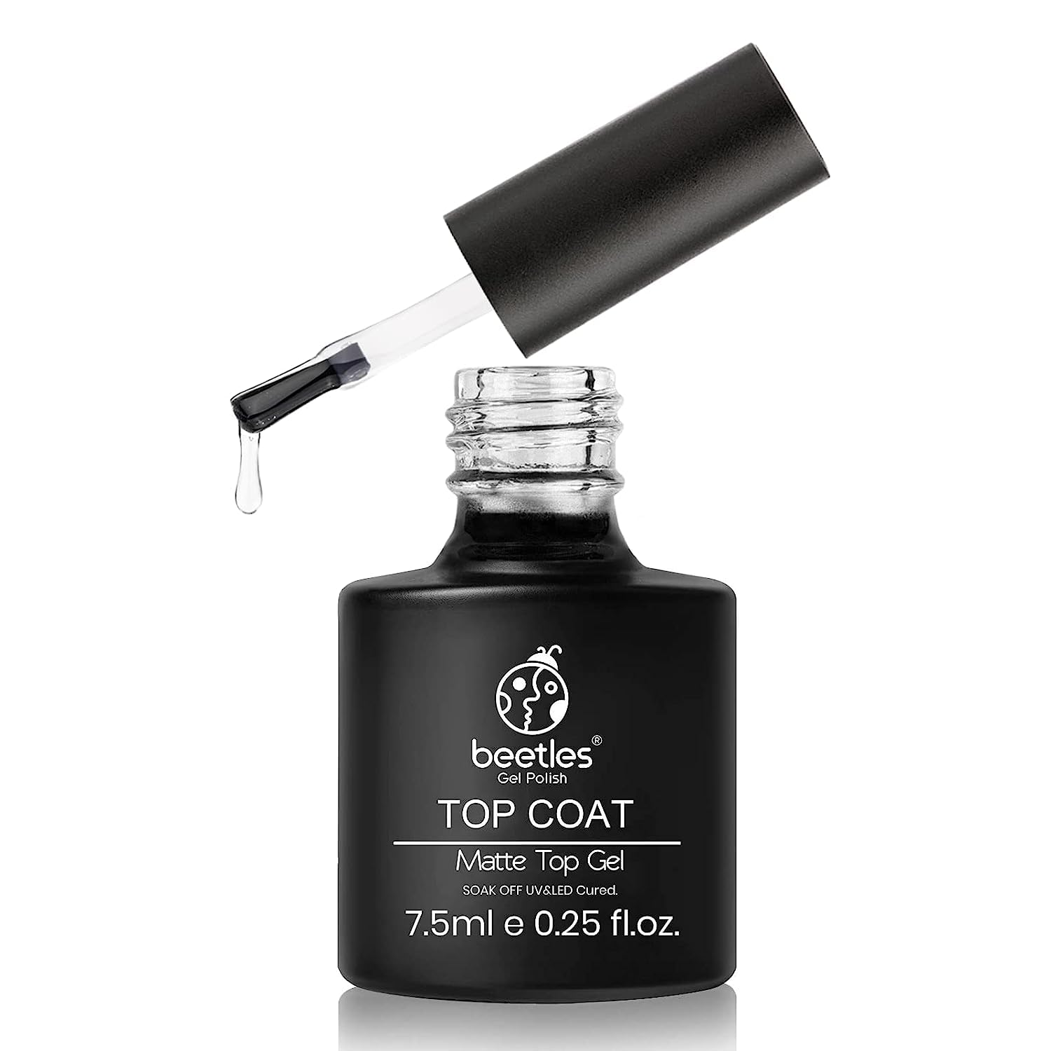 Beetles Matte Top Coat compatible with all gel brands.