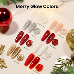Beetles Merry Glow Ruby Cat Eye gel polish for dynamic effects