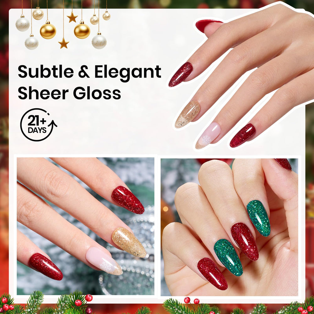 Beetles Merry Sparkle X666 bottle highlights another glamorous color option.