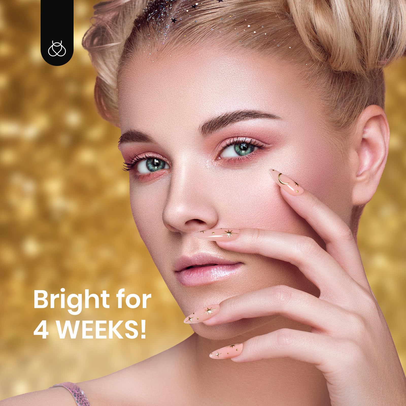 Beetles Metallic Gold Gel Liner ideal for at-home manicure art