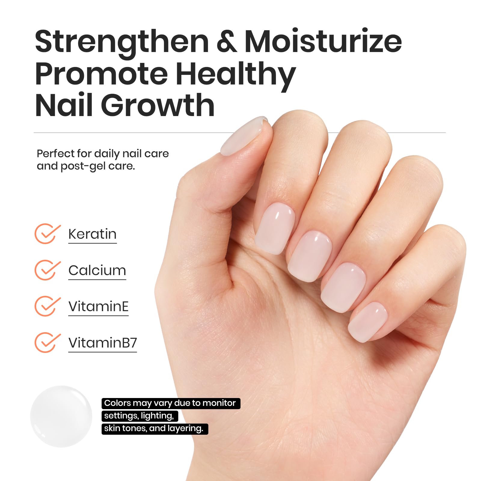 Beetles Milky White Rubber Base Gel Polish consistency swirl showing even texture.
