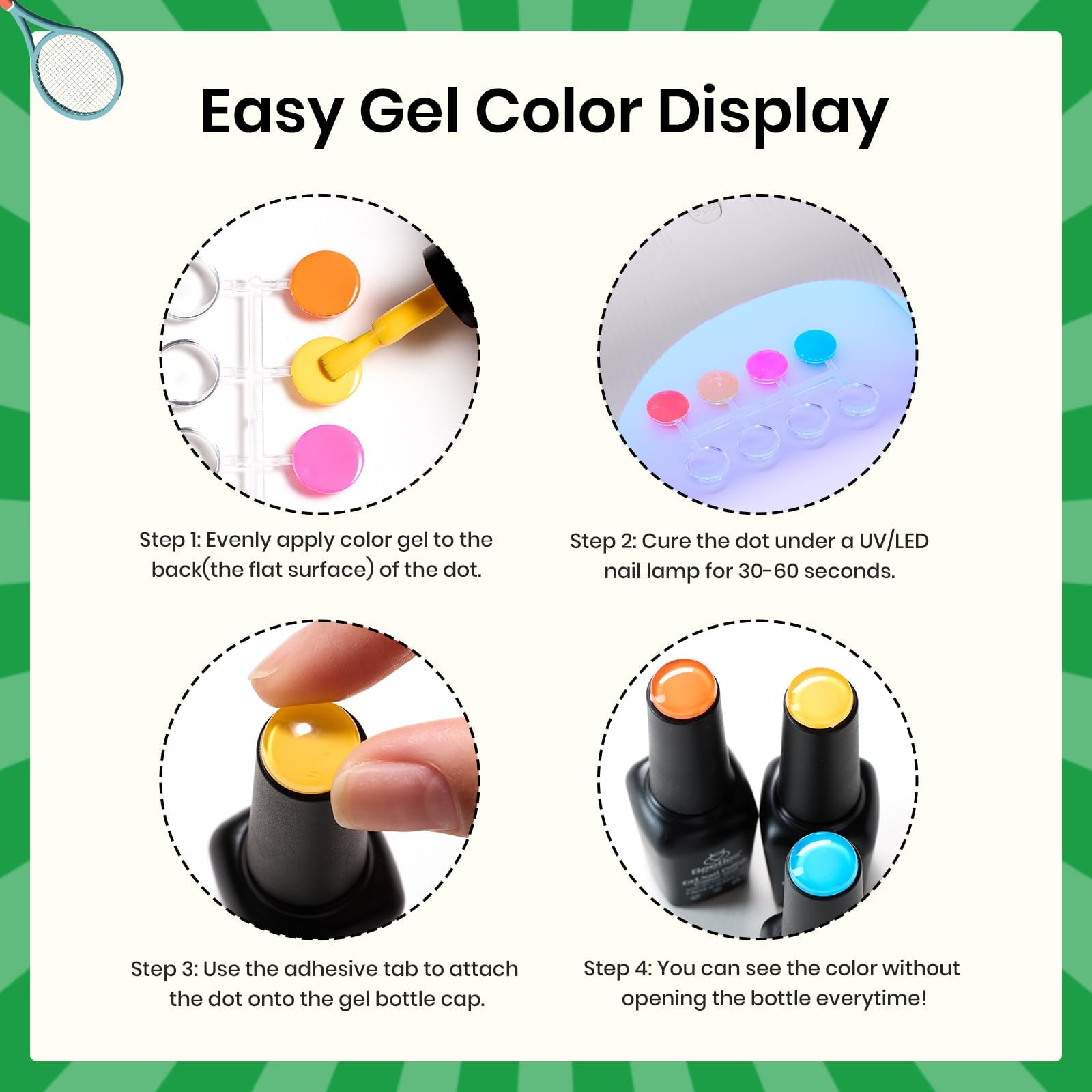 Beetles 5ml mini gel bottles are travel-friendly for on-the-go nails.