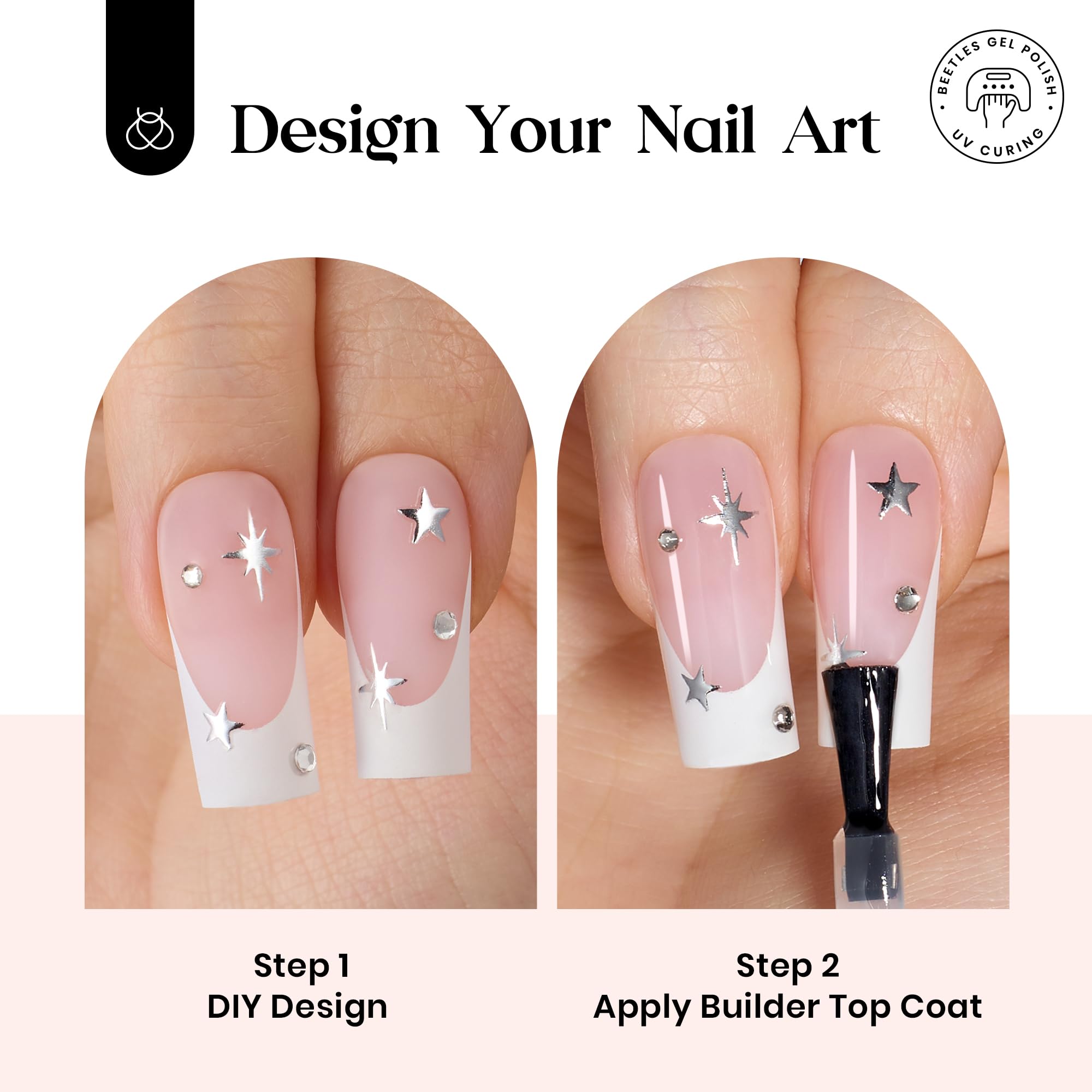 Beetles mini nail lamp compact uv for quick curing