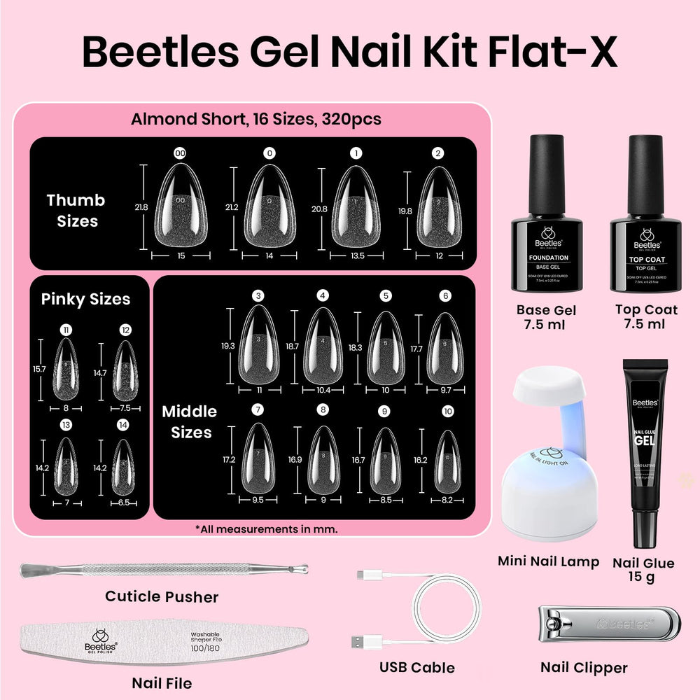 Beetles mini UV nail lamp speeds curing for quick DIY sessions.