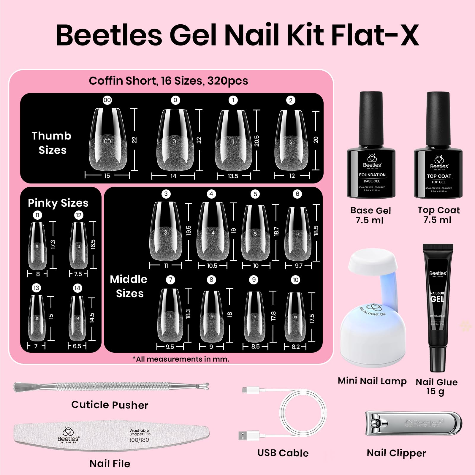 Beetles Mini UV nail lamp compact for at-home curing.