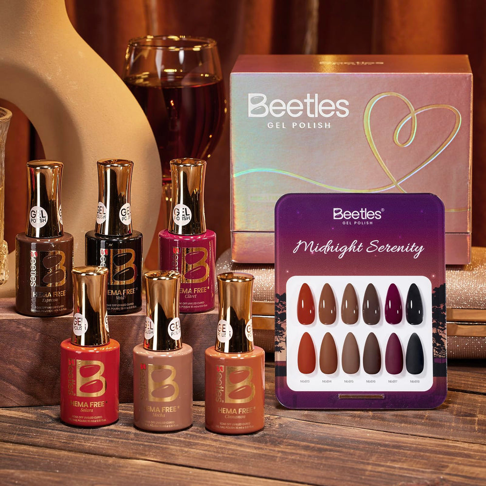 Beetles mocha brown bottle showing a warm, versatile shade for everyday elegance.