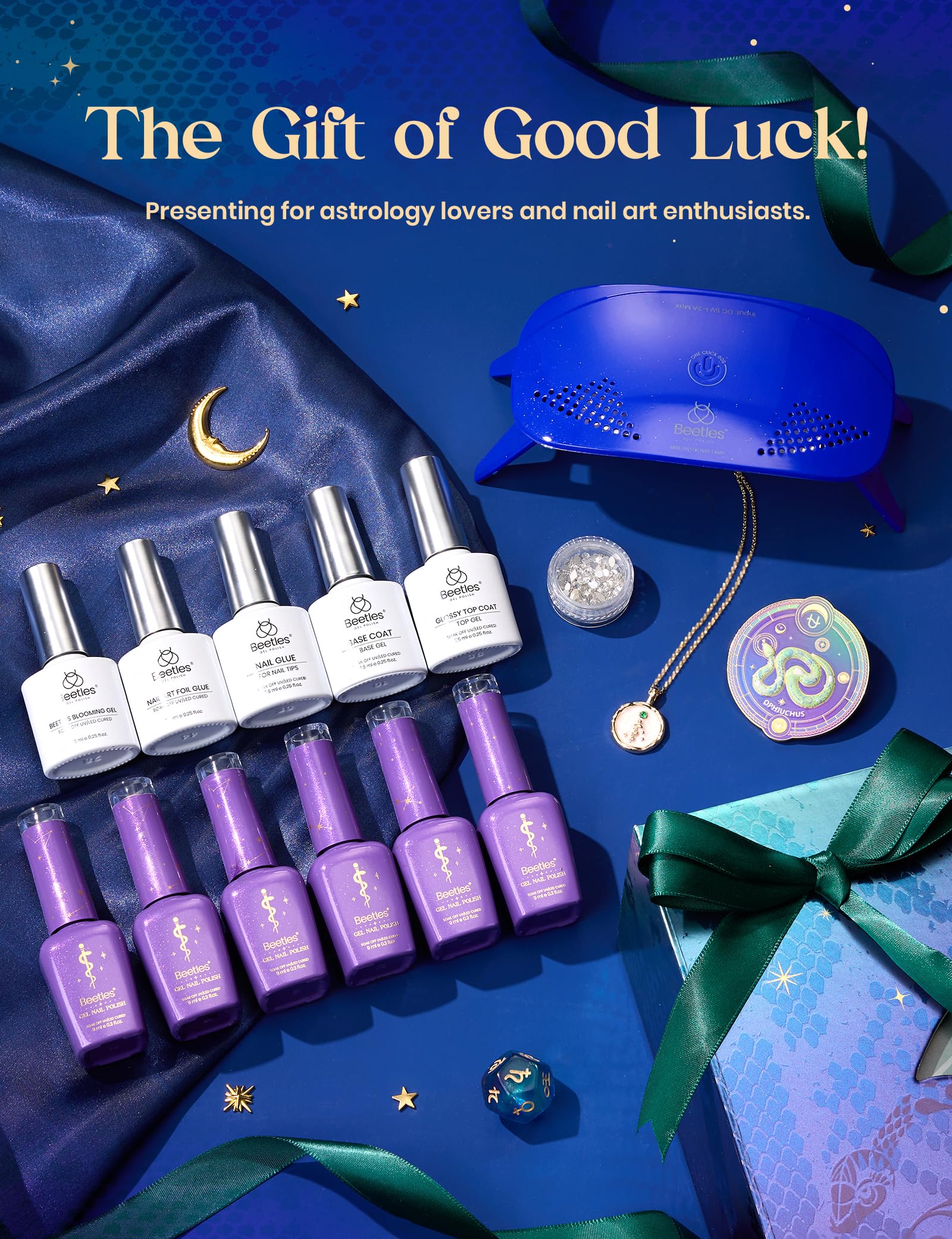 Beetles nail art decorations and tools for finish touches and customization