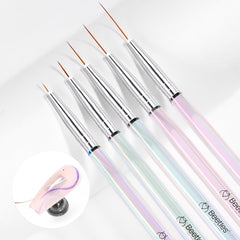 Beetles Gel Polish nail art brush 7mm for precise fine lines in detailed designs