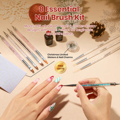Beetles dot brushes in five sizes enable precise dotting and floral details.