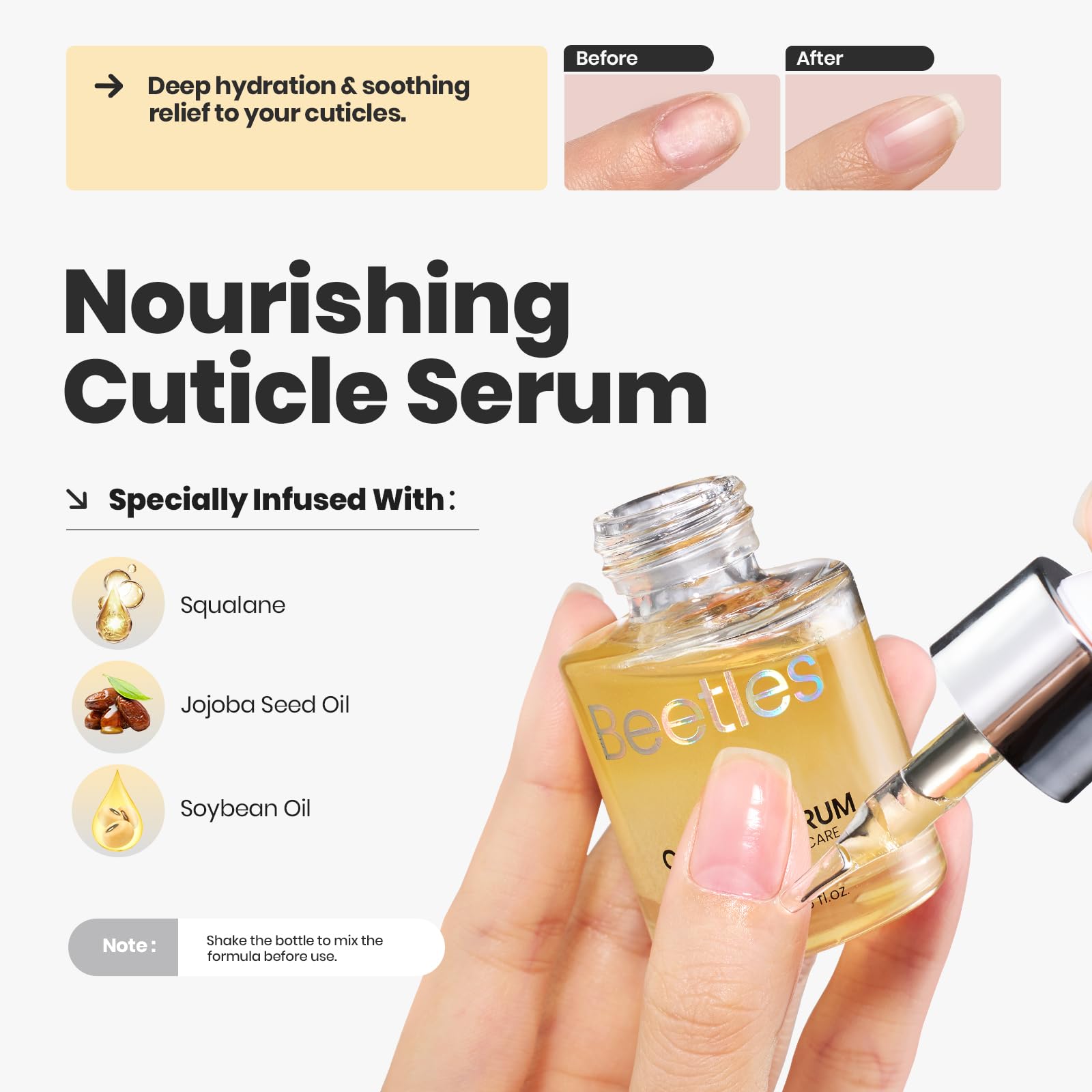 Beetles nail care set for easy nail art and routine maintenance