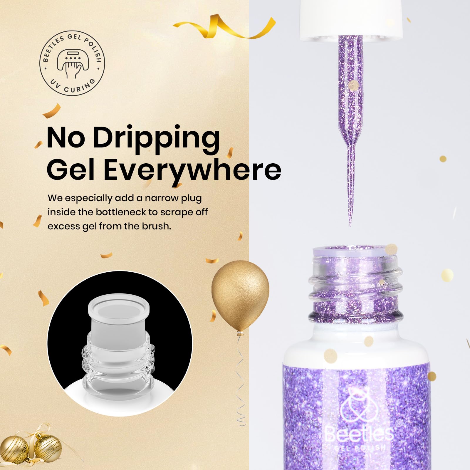 Beetles Gel Liner bottle gloss highlights shiny finishes and layering options
