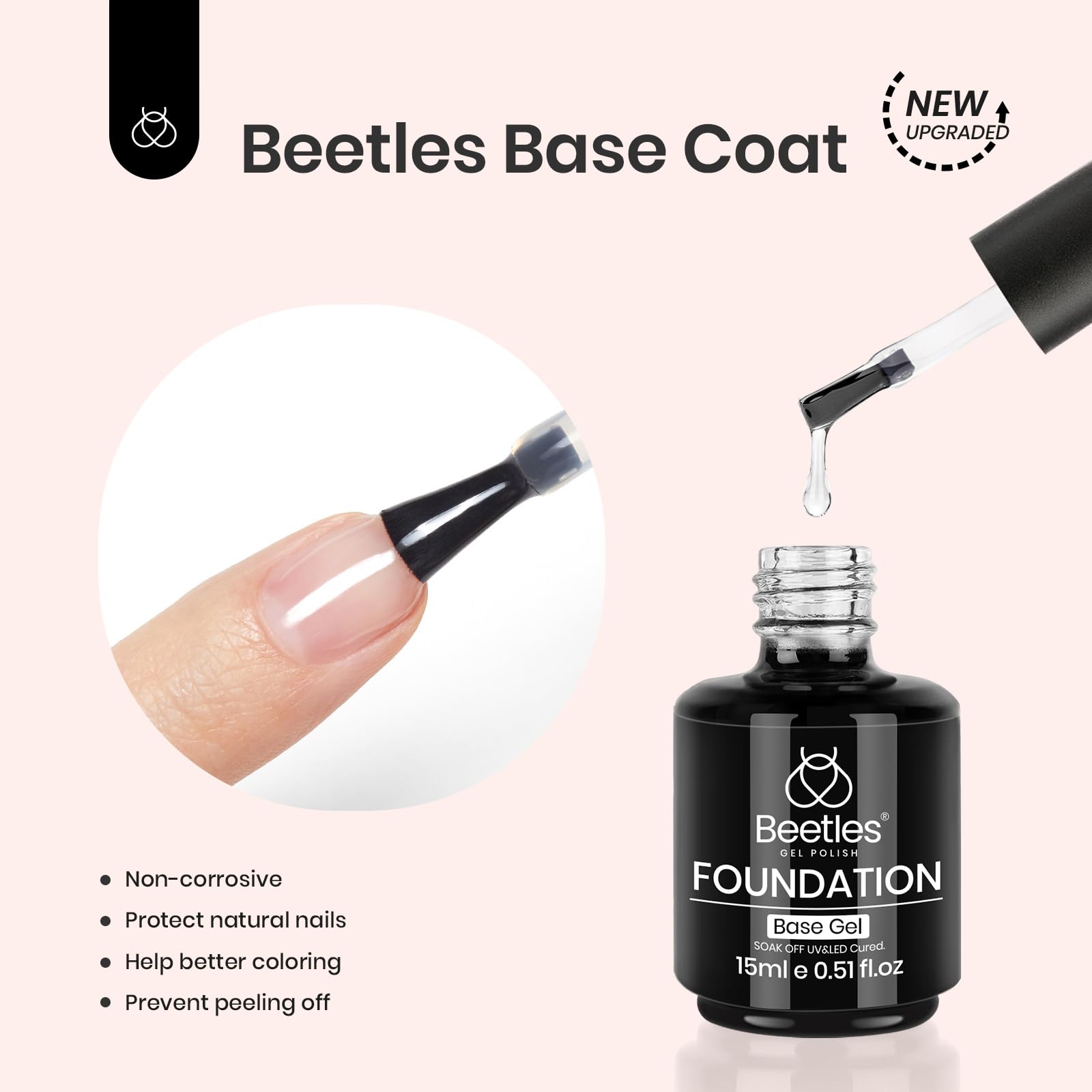 Beetles nail art kit setup shows beginner-friendly tools for DIY manicures.