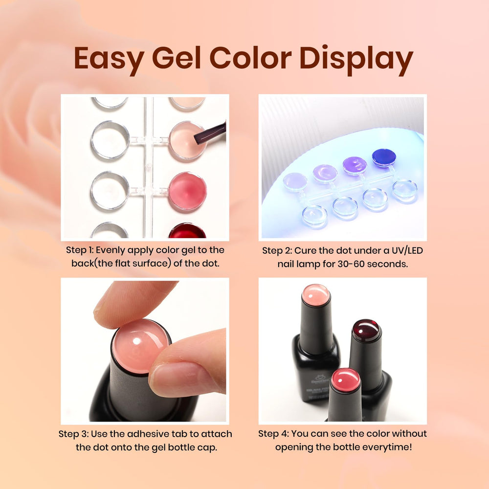 Beetles nail-art rose palette demonstrates versatile style options