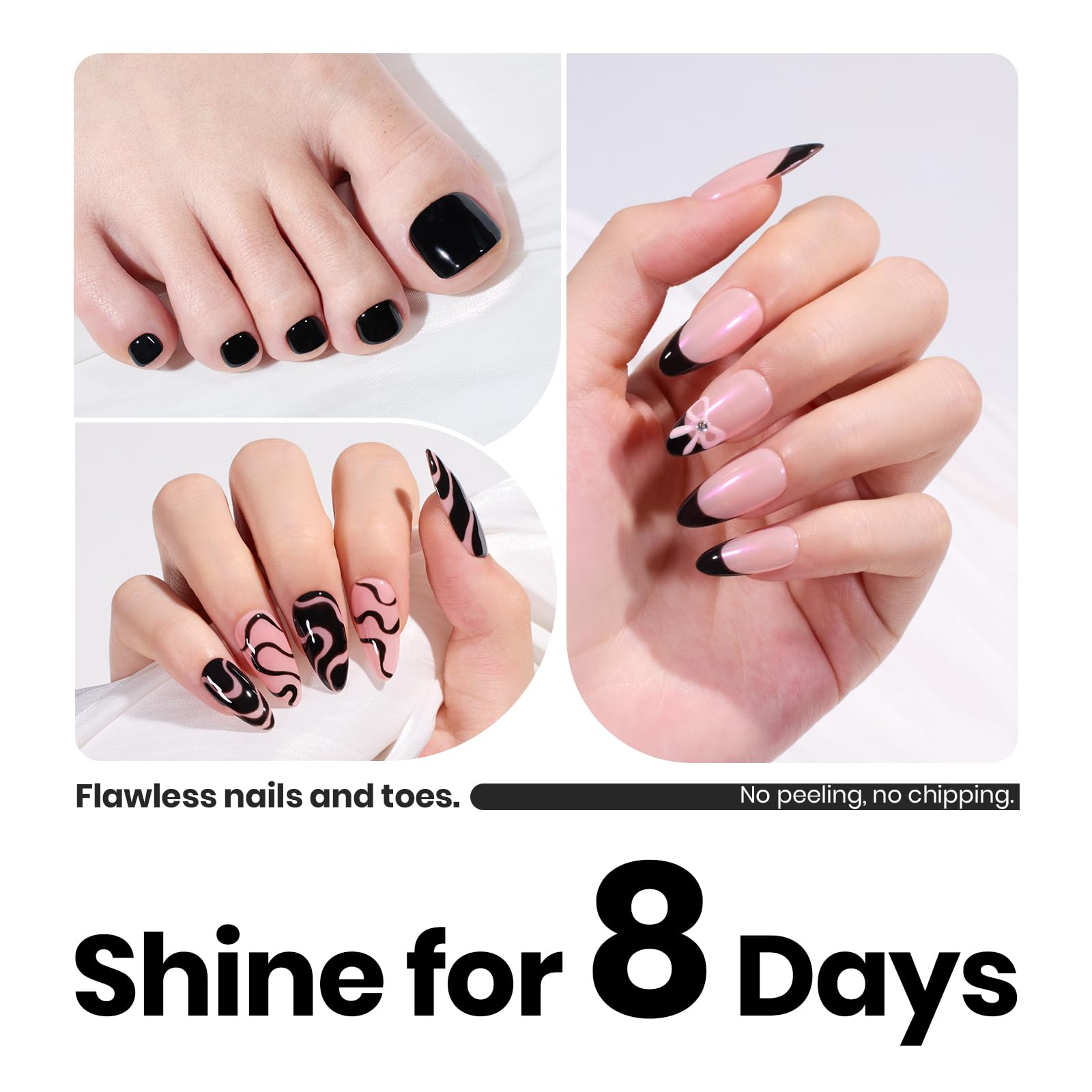 Beetles Nail Care Ingredients graphic shows protective components for healthier-looking nails.