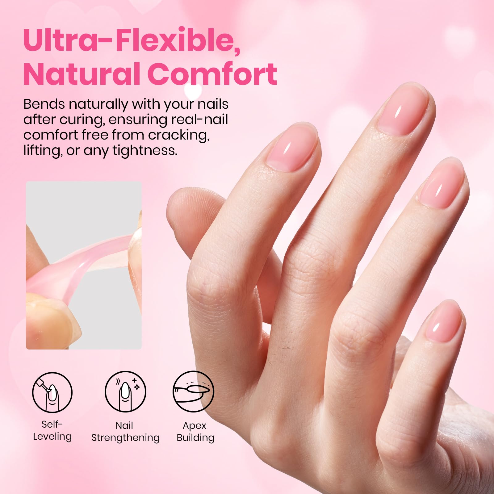 Beetles Gel Nail Polish kit demonstrates long-lasting shine and chip resistance