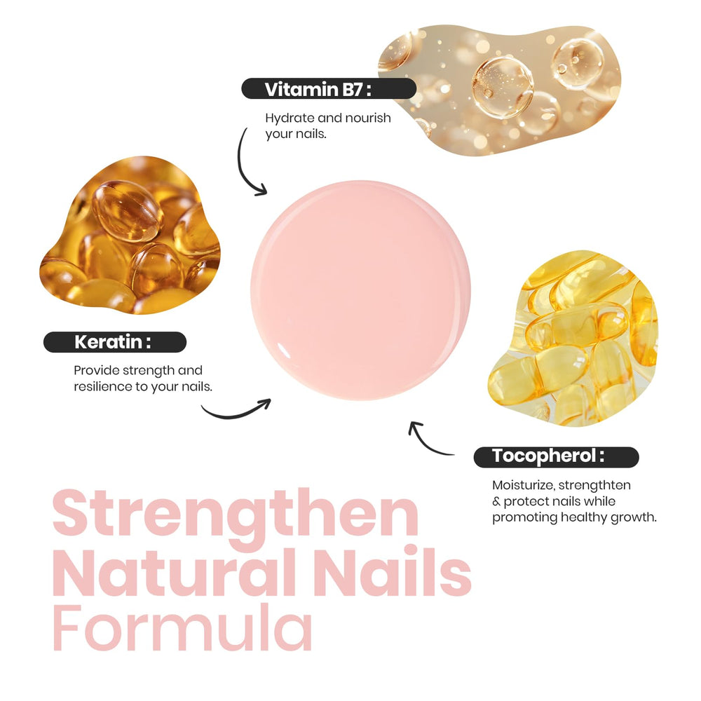 Beetles Nail Concealer 2-in-1 application demonstrates quick-dry capability