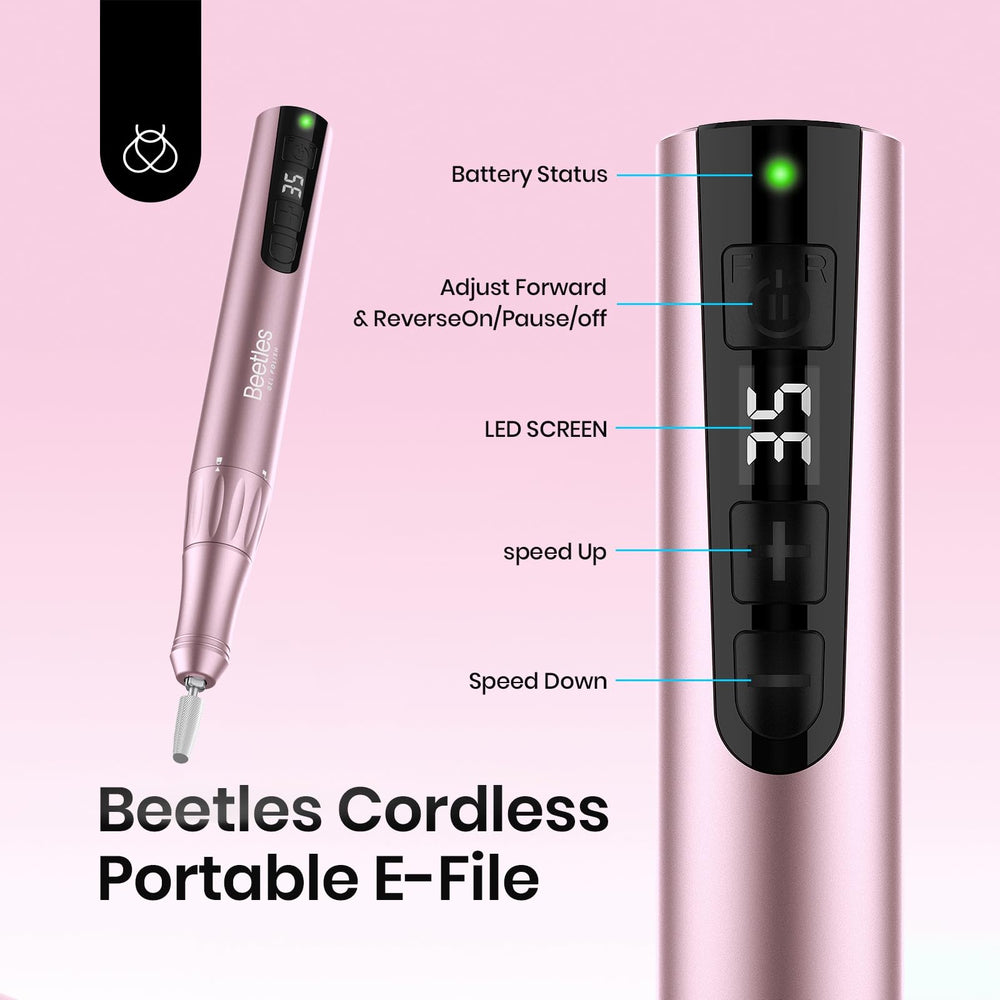 Beetles nail drill long battery life supports mobile care.