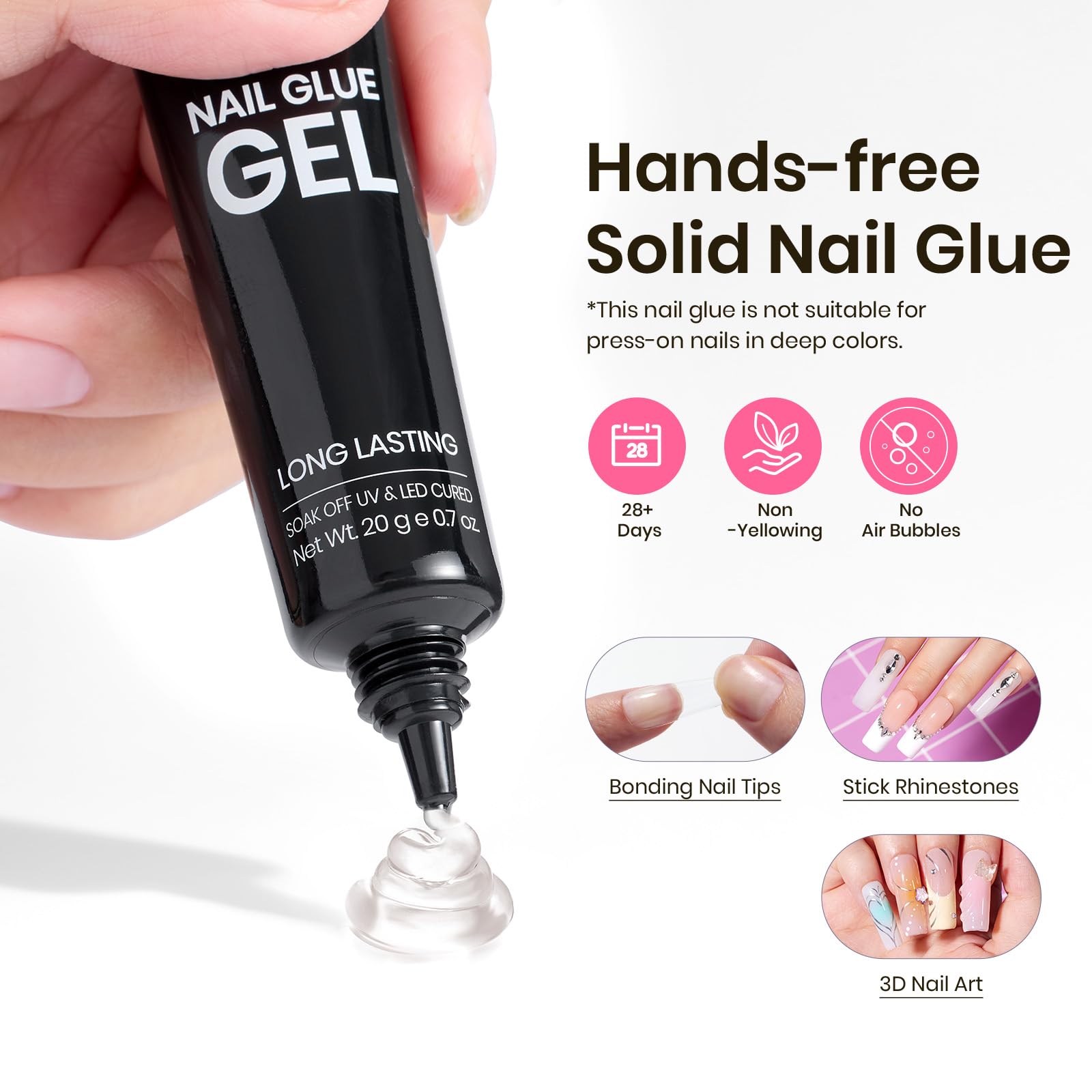 Beetles nail file included aids shaping for a clean edge.