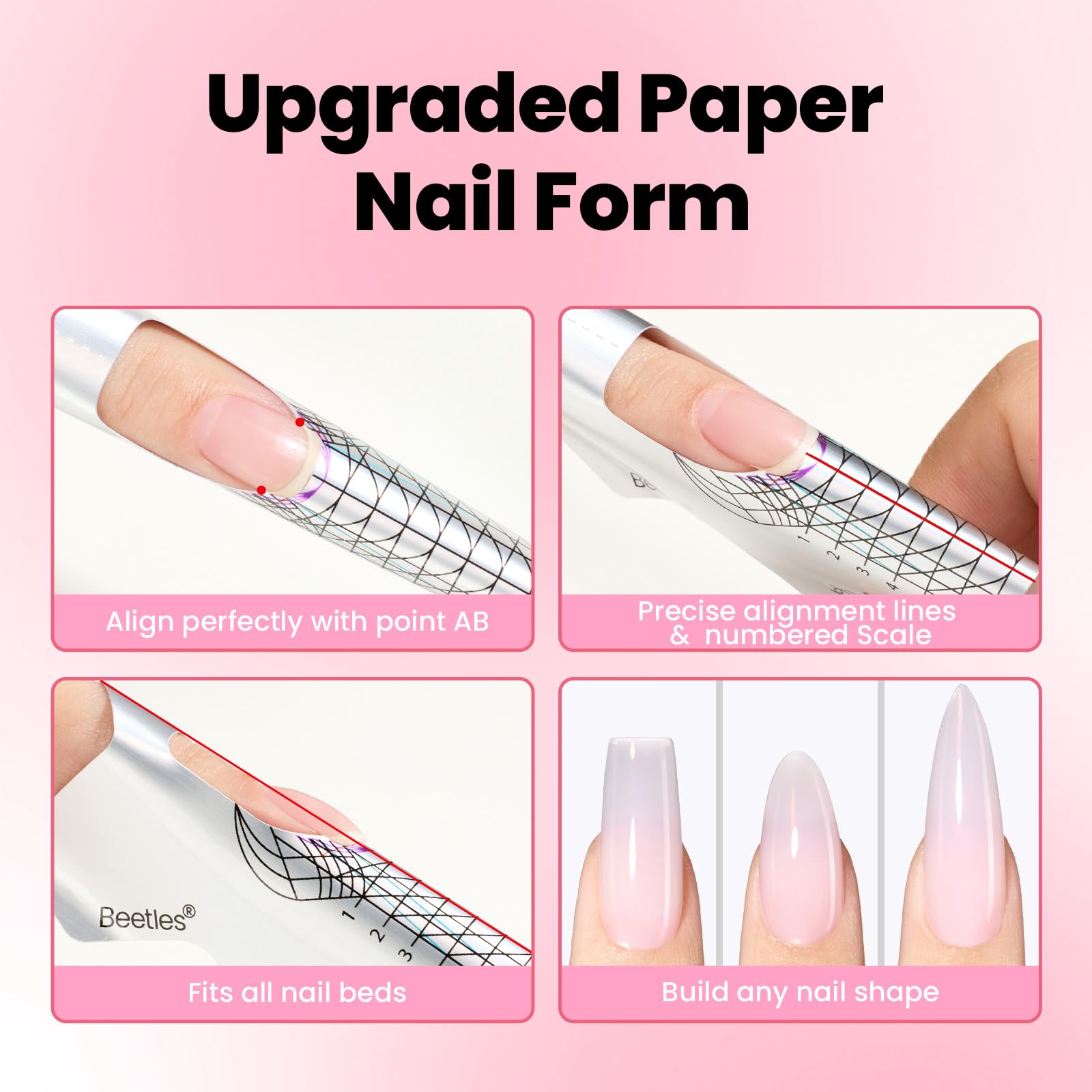 Beetles nail file for shaping during gel nails.